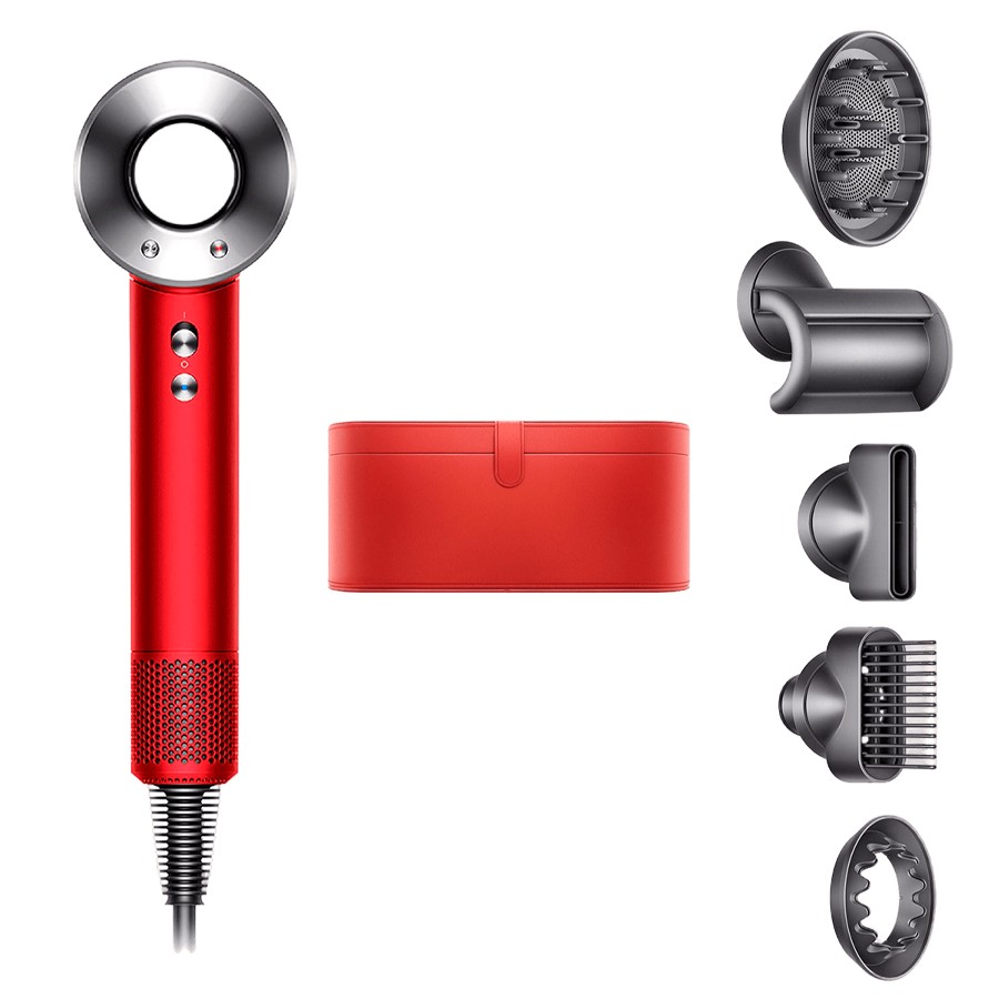 Dyson Supersonic HD08 Red/Nickel