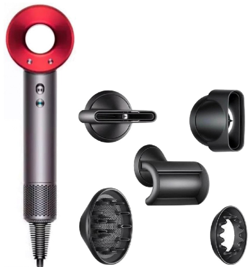 Dyson Supersonic HD08 Nickel/Red
