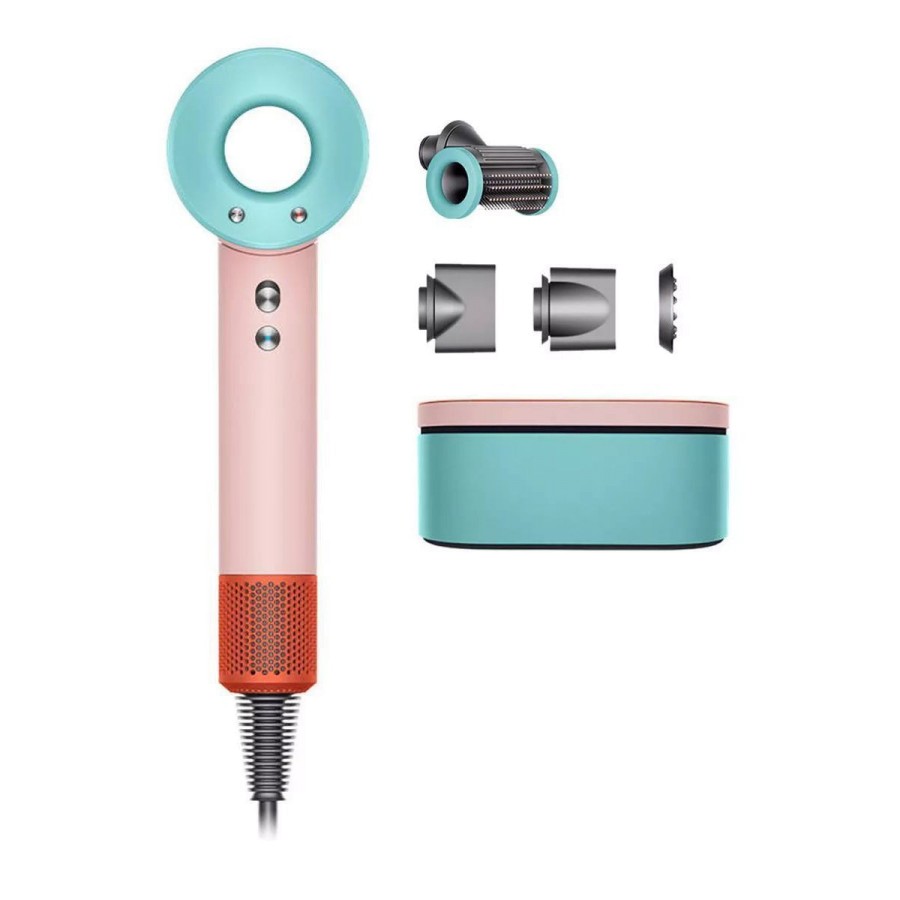 Фен Dyson Supersonic HD15 Ceramic Patina/Topaz с 4 насадками и боксом