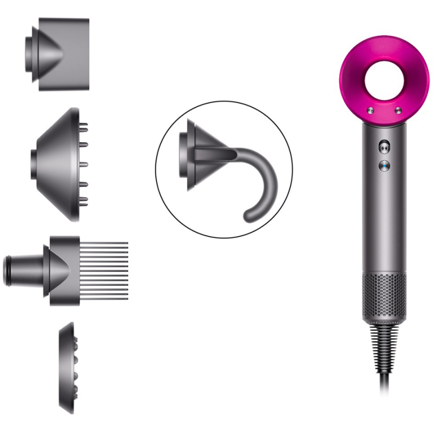 Dyson Supersonic HD07 Nickel/Fuchsia